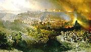 David Roberts The Siege and Destruction of Jerusalem USA oil painting artist